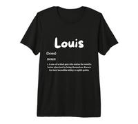 Louis Definition Personalized Name Custom Costume For Louis Camiseta Premium
