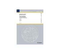 Louis Drouet 25 Etudes: Solo Flute: For Flute (Tapa blanda)