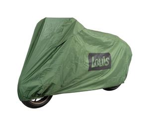Louis Lona protectora para motocicleta, impermeable, estabilizada a los rayos UV, resistente a las heladas, resistente a desgarros, orificios de ventilación, ventana de matrícula, gomas elásticas,