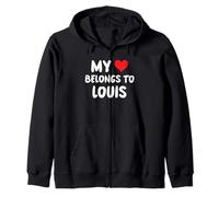 Louis - Mi corazón Pertenece a Louis - Amor Sudadera con Capucha
