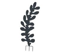 Louis Moulin Gran Decoración de Jardín Eucalyptus XXL, Hoja de Metal para Clavar, Brise-Vue y Tutor de Diseño Resistente, H 150 x L 50,5 cm, Gris Antracita