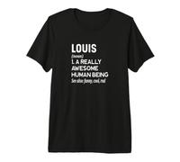 Louis Name - Definición de Nombre Divertido - Diccionario de Nombres Camiseta Premium