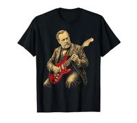 Louis Pasteur Rock Guitarra Arte Histórico Camiseta