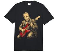 Louis Pasteur Rock Guitarra Arte Histórico Comfort Colors Adult Heavyweight T-Shirt