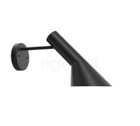 Louis Poulsen AJ, lámpara de pared, negro - sin interruptor/sin conector