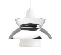 Louis Poulsen Lámpara colgante Doo-Wop metal Acero inoxidable