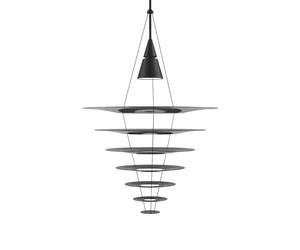 Louis Poulsen Lámpara colgante Enigma 825 Negro. LED