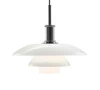 Louis Poulsen Lámpara colgante PH 4½-4 vidrio opal Cromo