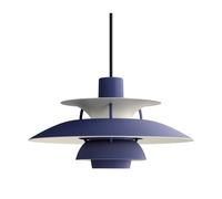 Louis Poulsen Lámpara colgante PH 5 MINI monocromo Dusty indigo