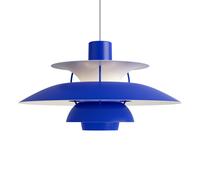 Louis Poulsen Lámpara colgante PH 5 monocromo Azul