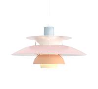 Louis Poulsen Lámpara colgante PH 5 Pastel-azul-rosa-melocotón