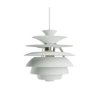 Louis Poulsen Lámpara colgante PH Snowball Dusty green-chrome