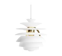 Louis Poulsen Lámpara colgante PH Snowball Soft white-brass