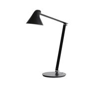 Louis Poulsen Lámpara de escritorio NJP Negro. reposapiés. 3000k