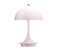 Louis Poulsen Lámpara de mesa Panthella 160 Portable v3 Opal pale rose