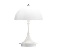 Louis Poulsen Lámpara de mesa Panthella 160 Portable v3 Opal white
