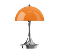Louis Poulsen Lámpara de mesa Panthella 160 Portable v3 Original Opal Orange