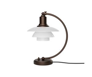 Louis Poulsen Lámpara de mesa PH 2/2 Luna Aged brass-vidrio opalino