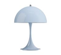 Louis Poulsen Lámpara de mesa portátil Panthella 250 Opal pale blue