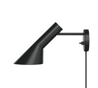 Louis Poulsen AJ, lámpara de pared, negro - con interruptor/con enchufe
