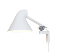 Louis Poulsen Lámpara de pared NJP brazo corto Blanco