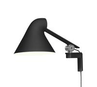 Louis Poulsen Lámpara de pared NJP brazo corto Negro