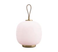 Louis Poulsen Lámpara portátil VL45 Radiohus Ø17.5 cm Brass-pale rose glass