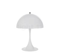 Louis Poulsen Panthella, lámpara de sobremesa LED, blanco