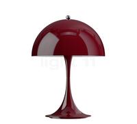 Louis Poulsen Lámpara de mesa portátil Panthella 250 Opaque burgundy