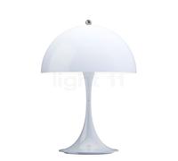 Louis Poulsen Lámpara de mesa portátil Panthella 250 Opal pale blue