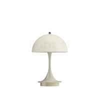 Louis Poulsen Panthella, portable lámpara recargable LED, pantalla opal beige/pie beige - 16 cm