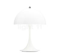Louis Poulsen Lámpara de mesa portátil Panthella 250 Opal white