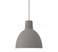 Louis Poulsen Toldbod, lámpara de suspensión, gris claro - ø12 cm