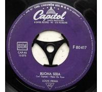 Louis Prima - Buona Sera / Oh Marie - Capitol Records - F 80 417