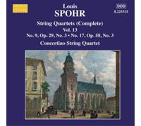 Louis Spohr Louis Spohr: String Quartets - Volume 13 (CD) (Importación USA)