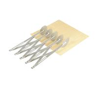 LOUIS TELLIER - Divisor de Pasta Extensible 5 Cuchillas - Cortador de Pasta Ajustable 5 Ruedas - Divisor de Pasta de Acero Inoxidable - Cortador de Pizza Ajustable - Calidad Profesional