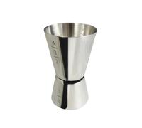 Louis Tellier Doble Medición de Alcohol, Acero Inoxidable, Piccolo (2 cl), Medio (4 cl)