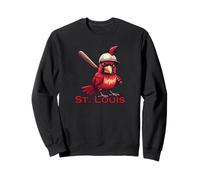 Louis The Cardinal, Aficionado a los Deportes Vintage de béisbol Retro Sudadera
