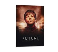 LOUIS TOMLINSON Faith In The Future Rapper Music Firmado Limited Album Cover Prints Posters Canvas Wall Art Room Estético Póster Música Aula Dormitorio Decoración de Pared Arte 20 x 30 cm Estilo Marco