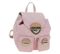 Louis Vuitton Vintage - Pre-owned Vintage Monogram Denim Backpack - Pre-owned - Mujer - Rosa - ONE SIZE -
