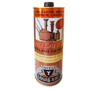 Louis XIII Abrillantador de Metales Met Mecano1L 1000 ml - Limpia y Da Brillo a Cobre, Bronce, Latón y Aluminio | Protección Antioxidante y Brillo Duradero | Fórmula Concentrada desde 1911