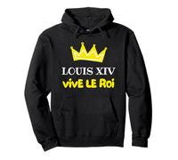 Louis XIV Vive le ROI de France Couronne Histoire Versailles Sudadera con Capucha