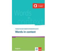 Louise Carleton Words in context: Thematischer Oberstufenwortschat (Tapa blanda)