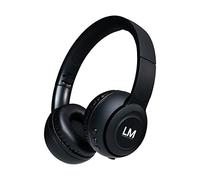 Louise & Mann 2 Auriculares Inalámbricos On Ear, Auriculares Bluetooth Diadema, Cascos Inalámbricos Plegables con Hi-Fi Estéreo, Micrófono Integrado y con Cable para Móviles/PC/TV (Negro)