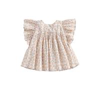 Louise Misha Dress Almas Cream Petals Talla: 6M | Vestidos Outlet | kids | Blanco