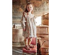 Louise Misha Dress Lara Khaki Tropical Loon Talla: 6M | Vestidos Outlet | kids | Marrón