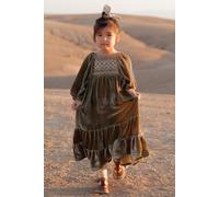 Louise Misha Dress Olivina Khaki Wild Bouquet Talla: 12Y | Vestidos Outlet | kids | Marrón