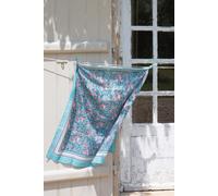 Louise Misha Woven Scarf Capucine (100x100) Teal Garden Of Eden Talla: OS | Accesorios para el Pelo Outlet | Mujer | Cian