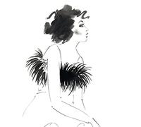 Louise Nisbet Couture-Lienzo Decorativo (60 x 80 cm), Lona de Mezcla de algodón, Multicolor