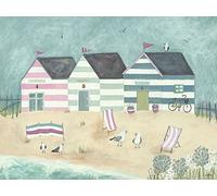 Louise O 'Hara una Tarde de Domingo Paseo en Bicicleta Lienzo Impresiones, Multicolor, 60 x 80 cm